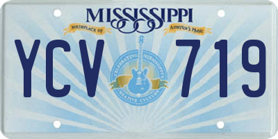 MS license plate YCV719