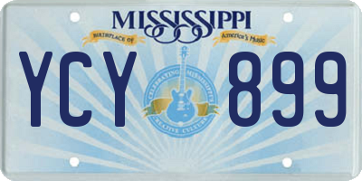 MS license plate YCY899