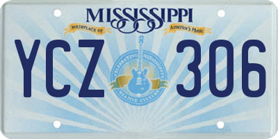 MS license plate YCZ306