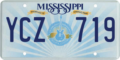 MS license plate YCZ719