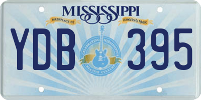 MS license plate YDB395