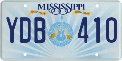 MS license plate YDB410