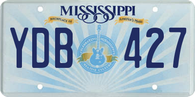 MS license plate YDB427