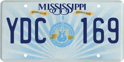 MS license plate YDC169