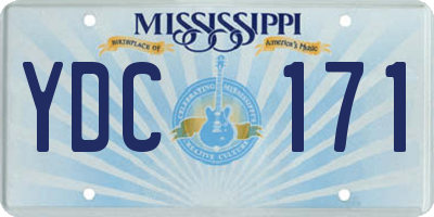 MS license plate YDC171