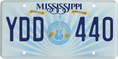 MS license plate YDD440