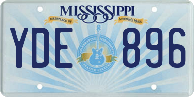 MS license plate YDE896