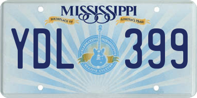 MS license plate YDL399