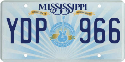 MS license plate YDP966