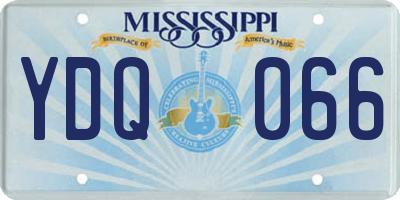 MS license plate YDQ066