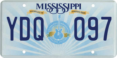 MS license plate YDQ097