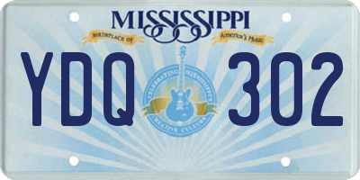MS license plate YDQ302