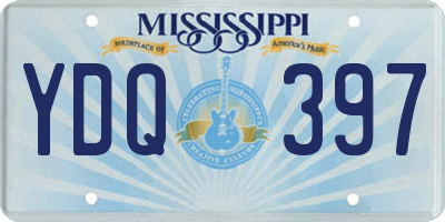 MS license plate YDQ397