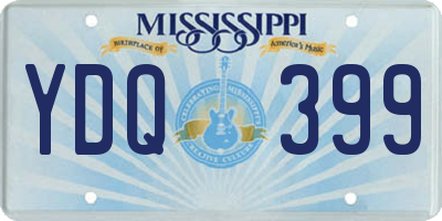 MS license plate YDQ399