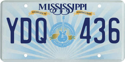 MS license plate YDQ436
