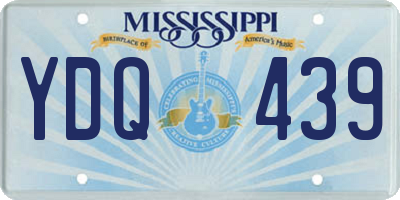 MS license plate YDQ439