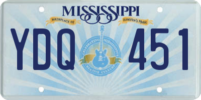 MS license plate YDQ451