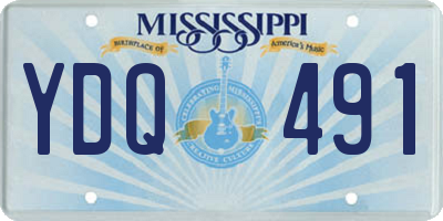 MS license plate YDQ491