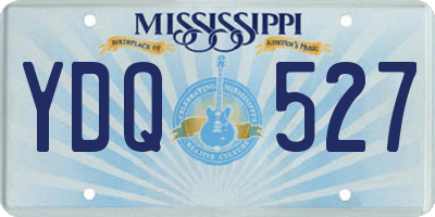 MS license plate YDQ527