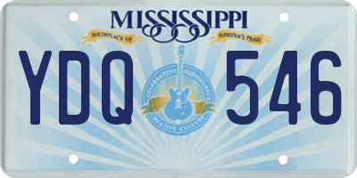 MS license plate YDQ546