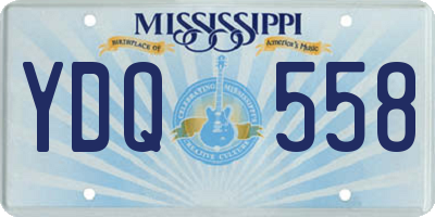 MS license plate YDQ558