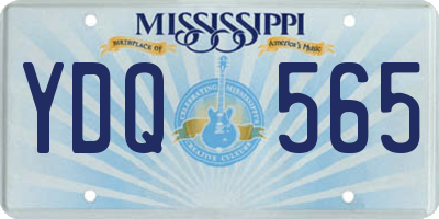 MS license plate YDQ565
