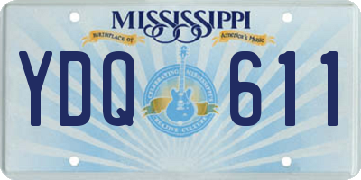 MS license plate YDQ611