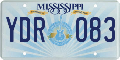 MS license plate YDR083