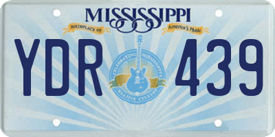 MS license plate YDR439