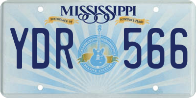 MS license plate YDR566