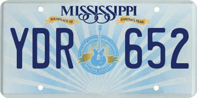 MS license plate YDR652