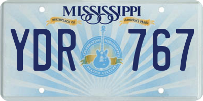 MS license plate YDR767