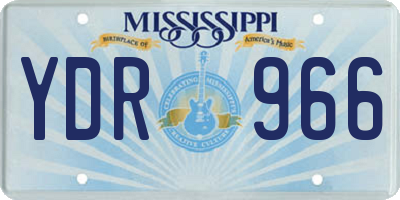 MS license plate YDR966