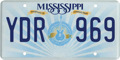 MS license plate YDR969