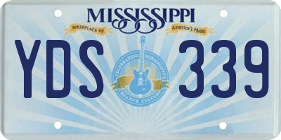 MS license plate YDS339