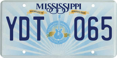 MS license plate YDT065