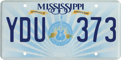 MS license plate YDU373