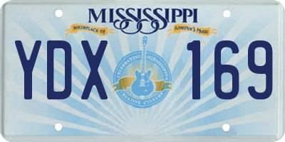MS license plate YDX169