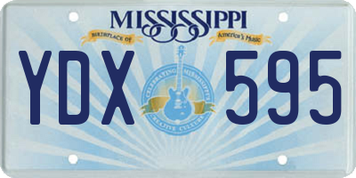 MS license plate YDX595