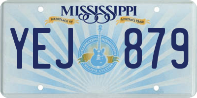 MS license plate YEJ879