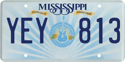 MS license plate YEY813