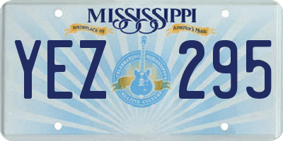 MS license plate YEZ295