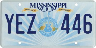 MS license plate YEZ446