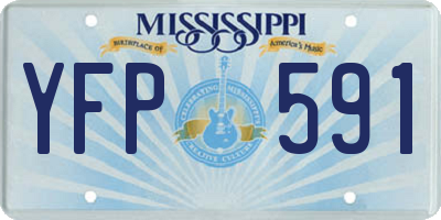 MS license plate YFP591