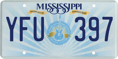 MS license plate YFU397