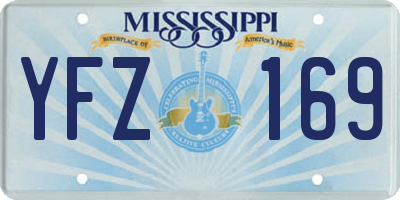 MS license plate YFZ169