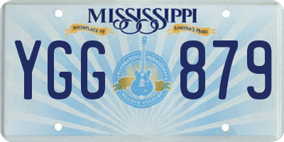 MS license plate YGG879