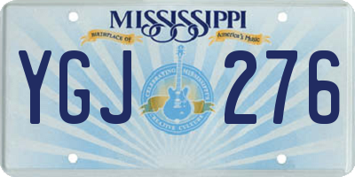 MS license plate YGJ276