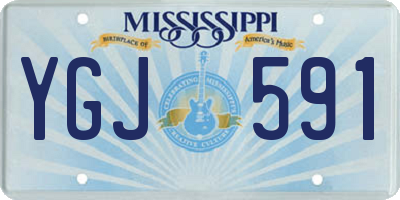 MS license plate YGJ591