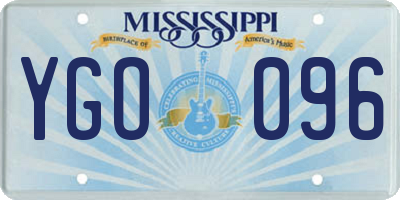 MS license plate YGO096